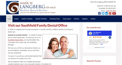 Desktop Screenshot of drlangberg.com